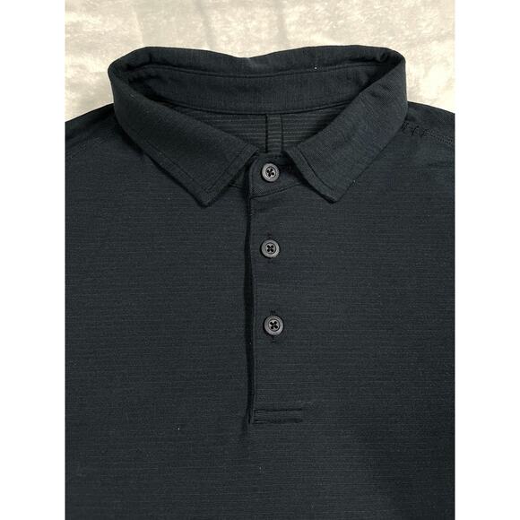 Lululemon Evolution Polo Shirt Mens S Deep Navy Performance Causal Golf Stretch - Picture 2 of 8